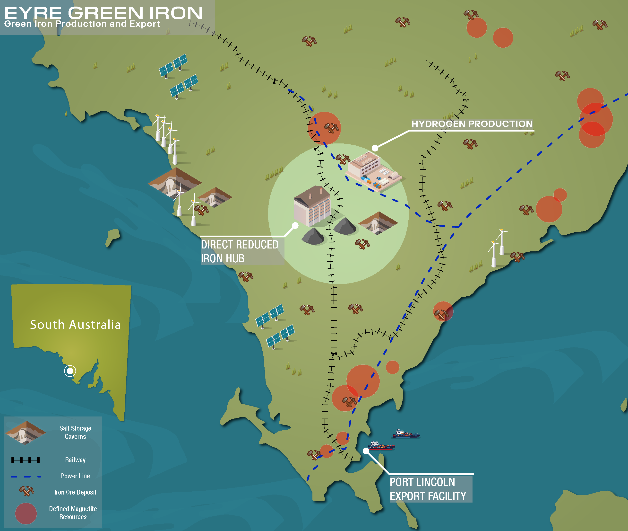 EGI strategic location map — Eyre Peninsula, South Australia